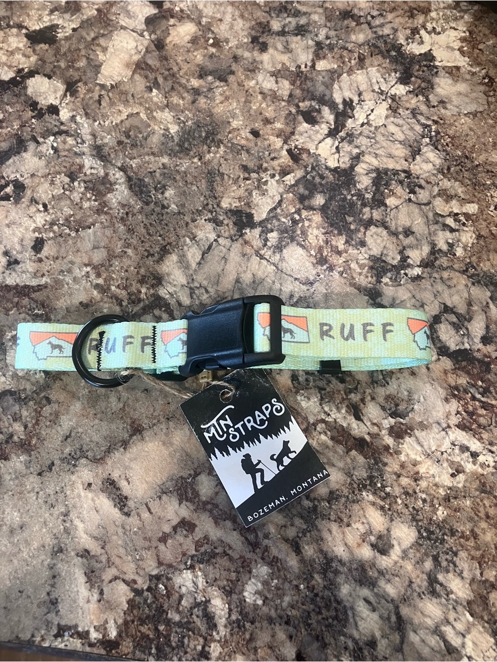 "Ruff" Dog Collar in Light Green